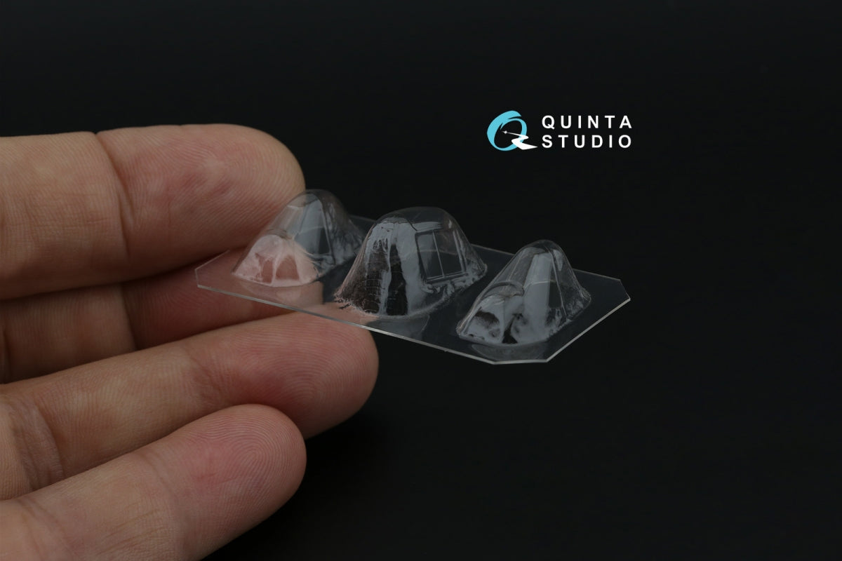 Quinta Studio QC72008 F6F-3/5 Hellcat vacuumed clear canopy (Eduard) 1/72 – image 6