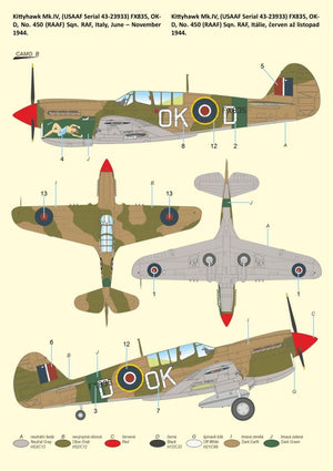 Special Hobby 72484 Kittyhawk Mk.IV &amp;#39;Over The Mediterranean and the Pacific&amp;#39; 1/72 – Bild 6