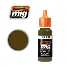MUNITIONS de Mig Jimenez 0901 DUNKELGELB DARK BASE 