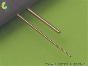Master AM-48-018 Fw 190 A6 armament set (MG 17 barrel tips, MG 151 barrels, MG 151 fairings) &amp;amp; Pitot Tube (1/48) – Bild 4