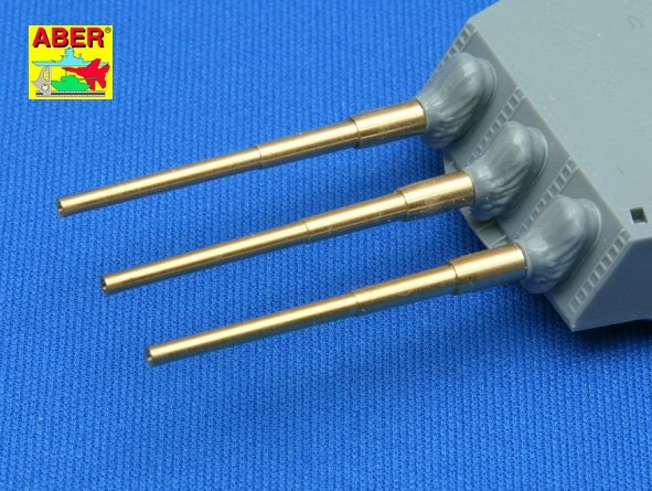 Aber 350L-04 Set of 9pcs 406mm barrels for US ship: Iowa, New Jersey, Missouri, Wisconsin (1/350) – image 4