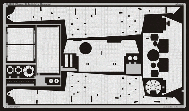 Eduard 35846 Zimmerit Jagdtiger Henschel 1/35 Dragon