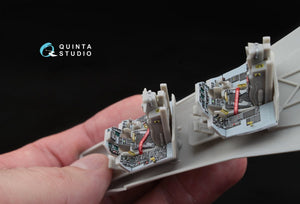 Quinta Studio QD48032 F-16D 3D-Printed &amp;amp; colored Interior on decal paper (for Hasegawa kit) 1/48 – image 7