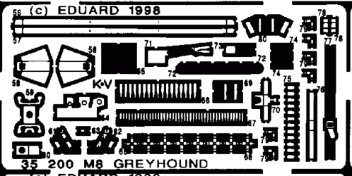 Eduard 35200 M-8 Greyhound 1/35 Tamiya – imagen 2