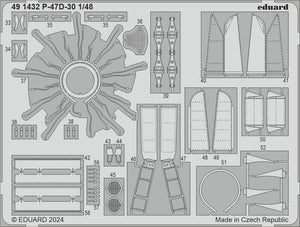Eduard 491432 P-47D-30 MINIART 1/48 – imagen 2