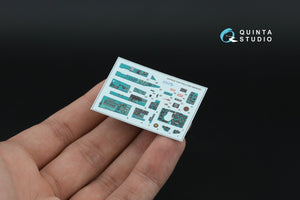 Quinta Studio QD+48580 MiG-21bis early Fishbed-L 3D-Printed &amp;amp; colored Interior on decal paper (Eduard) (with 3D-printed resin parts) 1/48 – image 9