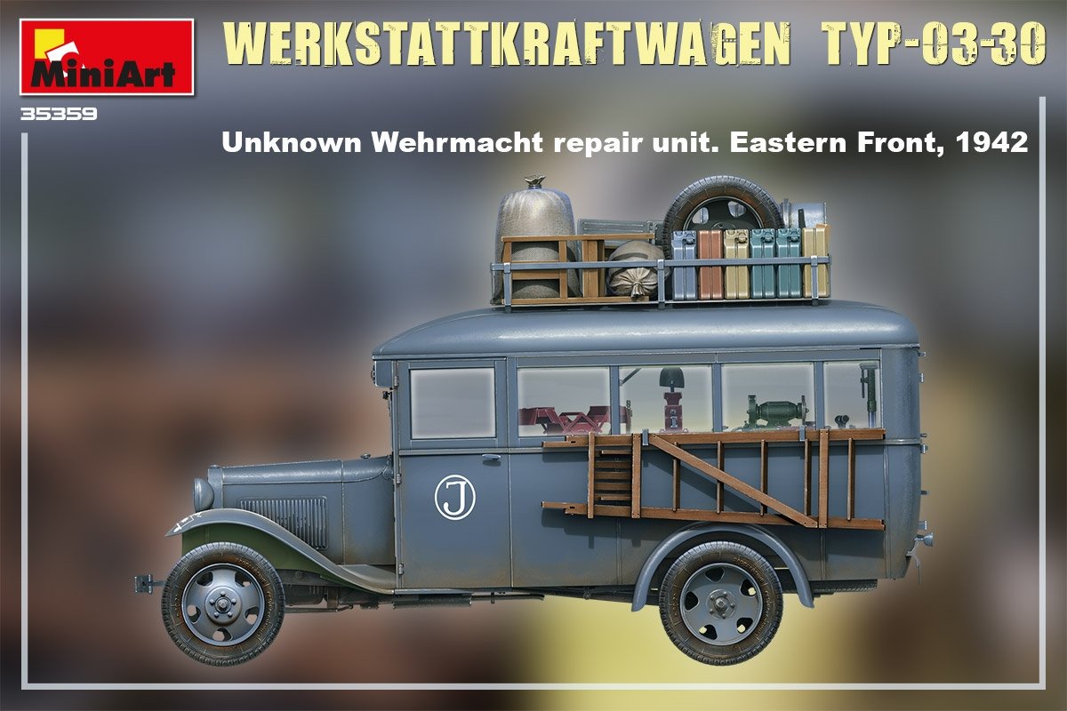 MiniArt 35359 WERKSTATTKRAFTWAGEN TYP-03-30 1/35 – zdjęcie 5