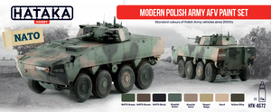 Hataka HTK-AS72 Modern Polish Army AFV paint set (8x17ml) – image 2