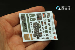 Quinta Studio QD32136 P-47D Razorback 3D-Printed &amp;amp; colored Interior on decal paper (Trumpeter) 1/32 – Bild 2