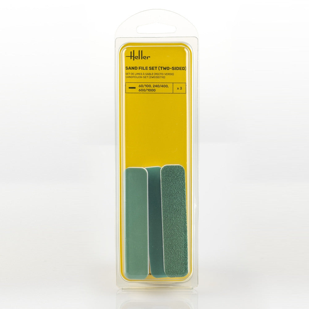 Heller 99002 Sand File Set (Two-Sided, 3 Pieces)