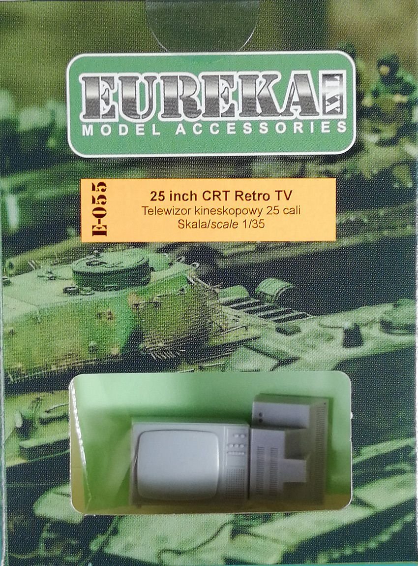 Eureka XXL E-055 Vintage Style 25 Inch CRT TV 1/35