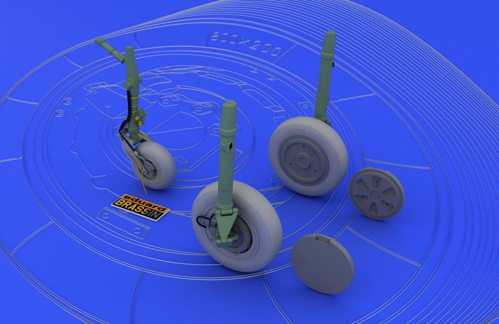 Eduard 648026 MiG-21 wheels 1/48 (EDUARD) – zdjęcie 3