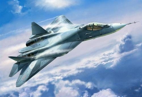 Zvezda 7275 Sukhoi T-50 Russian Stealth Fighter 1/72