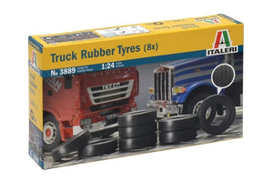Italeri 3889 Truck Rubber Tires 8 pcs 1/24