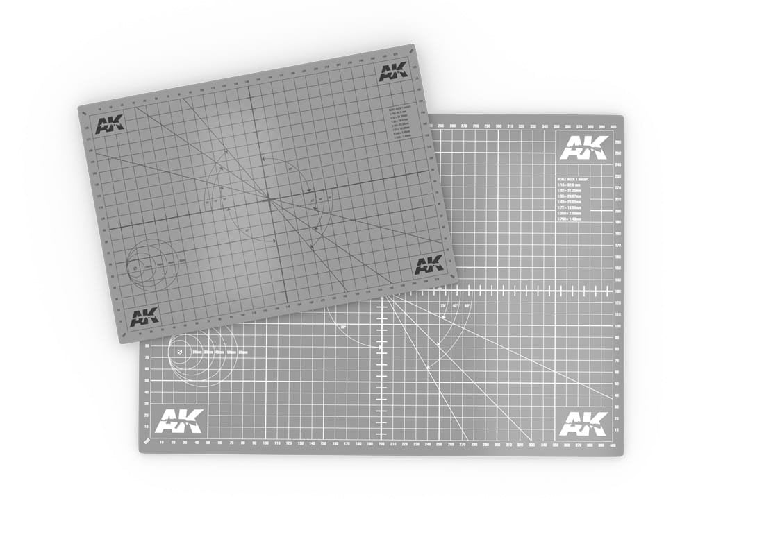AK Interactive AK8209-A3 SCALE CUTTING MAT A3 – image 2