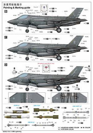 Trumpeter 03232 F-35B Lightning 1/32 – immagine 4