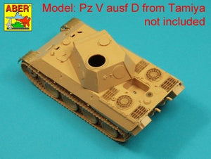 Aber 48A33 Grilles for Panther D 1/48 – immagine 8
