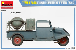 MiniArt 38059 TEMPO E400 STAHLBLECHPRITSCHE 3-WHEEL TRUCK 1/35 – image 3