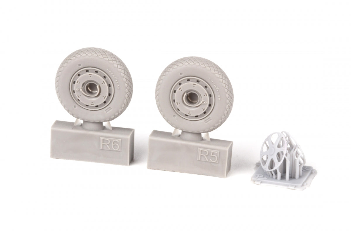 Eduard 6481016 FM-1 wheels TAMIYA 1/48 – obrázek 3