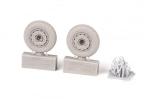 Eduard 6481016 FM-1 wheels TAMIYA 1/48 – obrázek 3