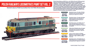 Hataka HTK-AS42 Polish Railways locomotives paint set vol. 2 – image 2