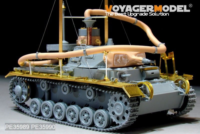 Voyager Model PE35989 WWII German Pz.KPfw.III (T)Ausf.F &amp;quot;Operation Seelowe&amp;quot; Basic For DRAGON 6877/6717 1/35 – obrázek 13