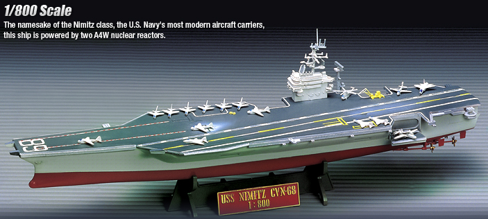 Academy 14213 USS NIMITZ 1/800