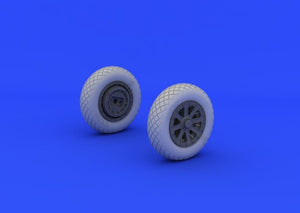 Eduard 632052 F4U-1 wheels diamond pattern 1/32 Tamiya – obrázek 4