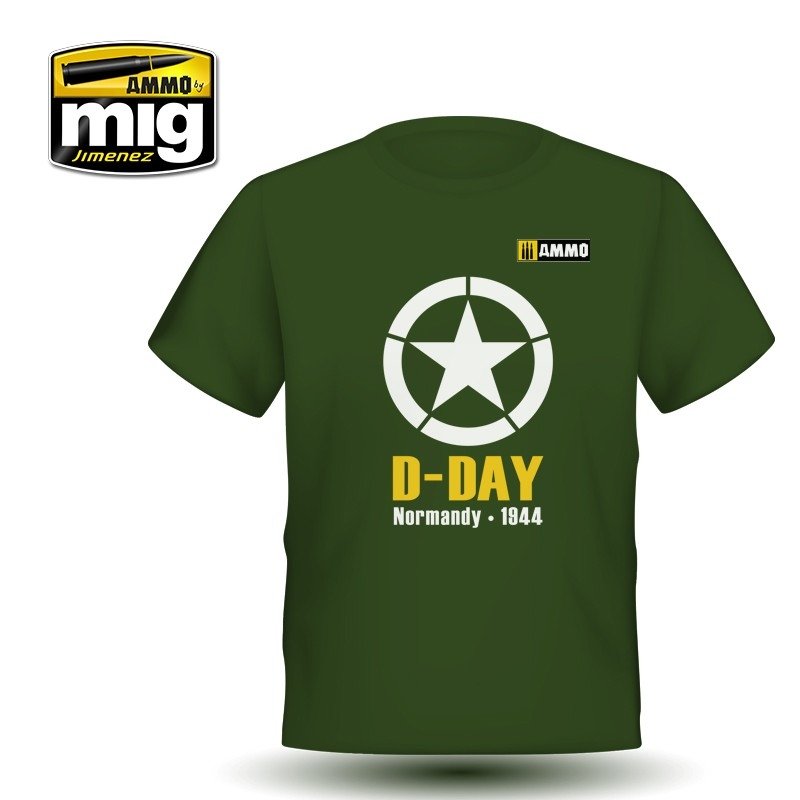 AMMO of Mig Jimenez 8029XL D-DAY T-SHIRT (size, size XL)