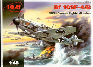 ICM 48104 Bf 109F-4/B WWII German Fighter bomber 1/48