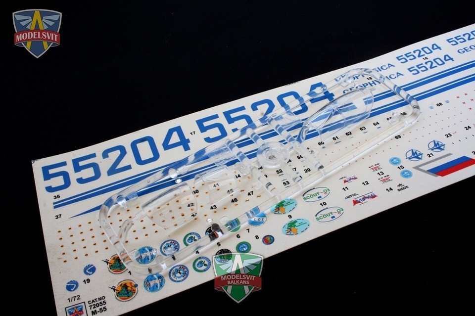Modelsvit 72055 M-55 &amp;quot;Geophysica&amp;quot; research aircraft 1/72 – obrázek 6