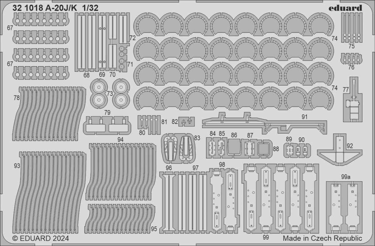 Eduard BIG33161 A-20J/ K HONG KONG MODELS 1/32 – obrázek 5
