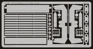 Eduard 35600 M-1A1 exhaust cover late (Iraq) 1/35 Dragon, Tamiya
