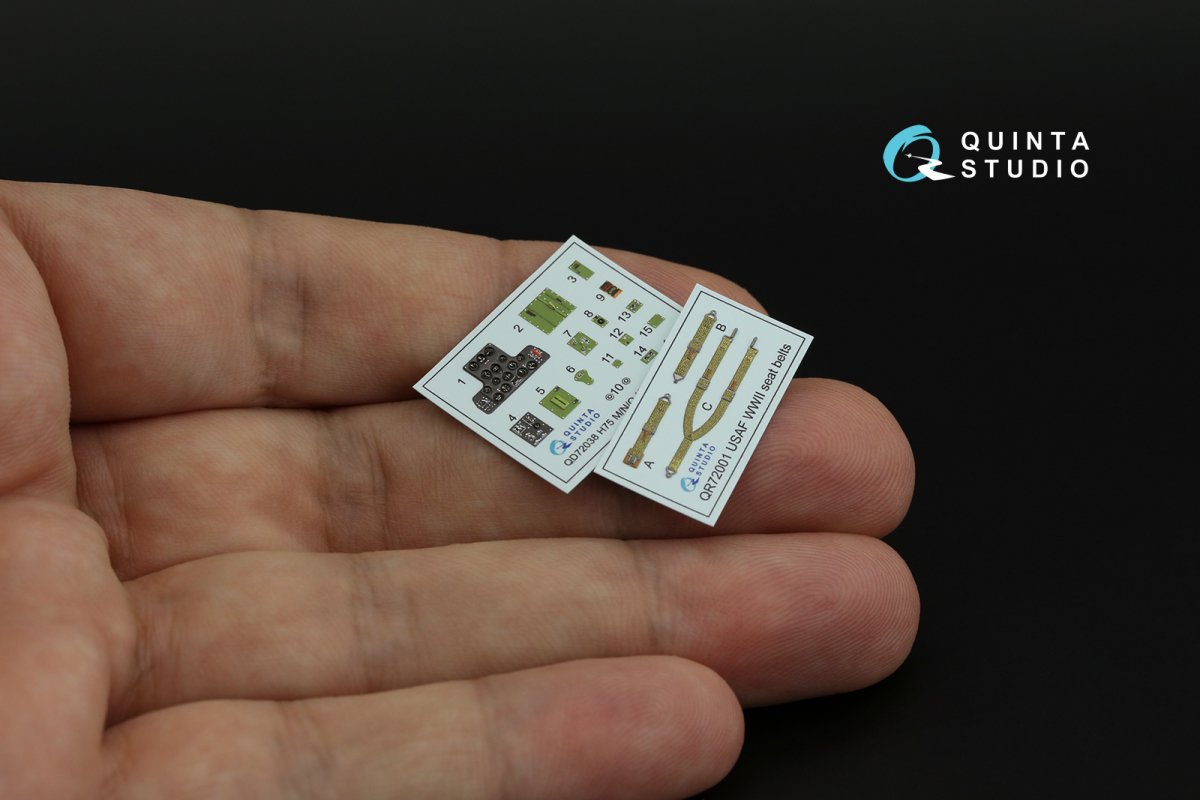 Quinta Studio QD72038 H75 M/N/O 3D-Printed &amp;amp; colored Interior on decal paper (Clear Prop) 1/72 – obrázek 8