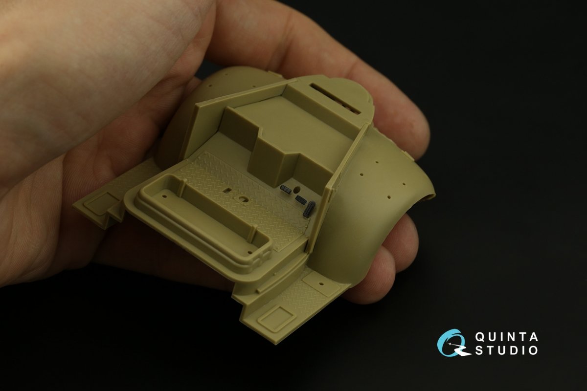 Quinta Studio QD35058 Chevrolet 1533X2 30cwt LRDG 3D-Printed &amp;amp; colored Interior on decal paper (Tamiya) 1/35 – image 6