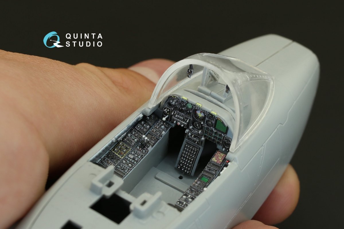 Quinta Studio QD48076 A-10A 3D-Printed &amp;amp; colored Interior on decal paper (for Italeri kit) 1/48 – Bild 4