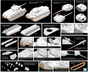 Dragon 6789 M6A1 Heavy Tank 1/35 – obrázek 2