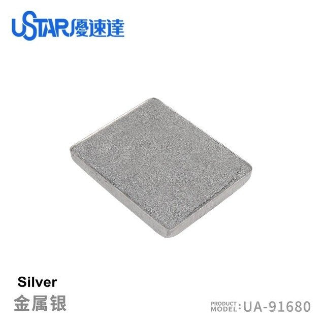 U-Star UA-91680 Aging Enamel Powder Metallic Silver – Bild 2