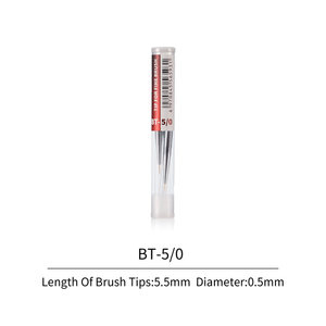 DSPIAE FBT-5/0 Fine Brush Tips 5/0 3PCS / Precision Brush Tips