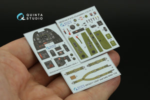 Quinta Studio QD32144 P-51D Mustang 3D-Printed &amp;amp; colored Interior on decal paper (Trumpeter) 1/32 – image 3
