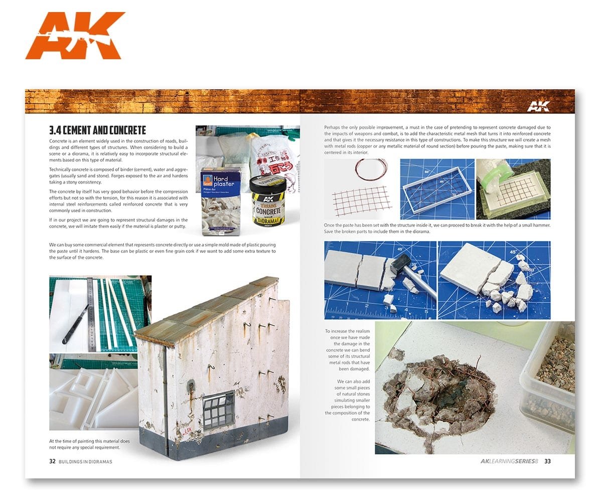 AK Interactive AK256 AK LEARNING 09: THE ULTIMATE GUIDE TO MAKE BUILDINGS IN DIORAMAS (English) – image 3