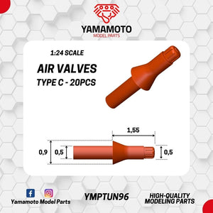 Yamamoto YMPTUN96 Air Valves Type C 1/24