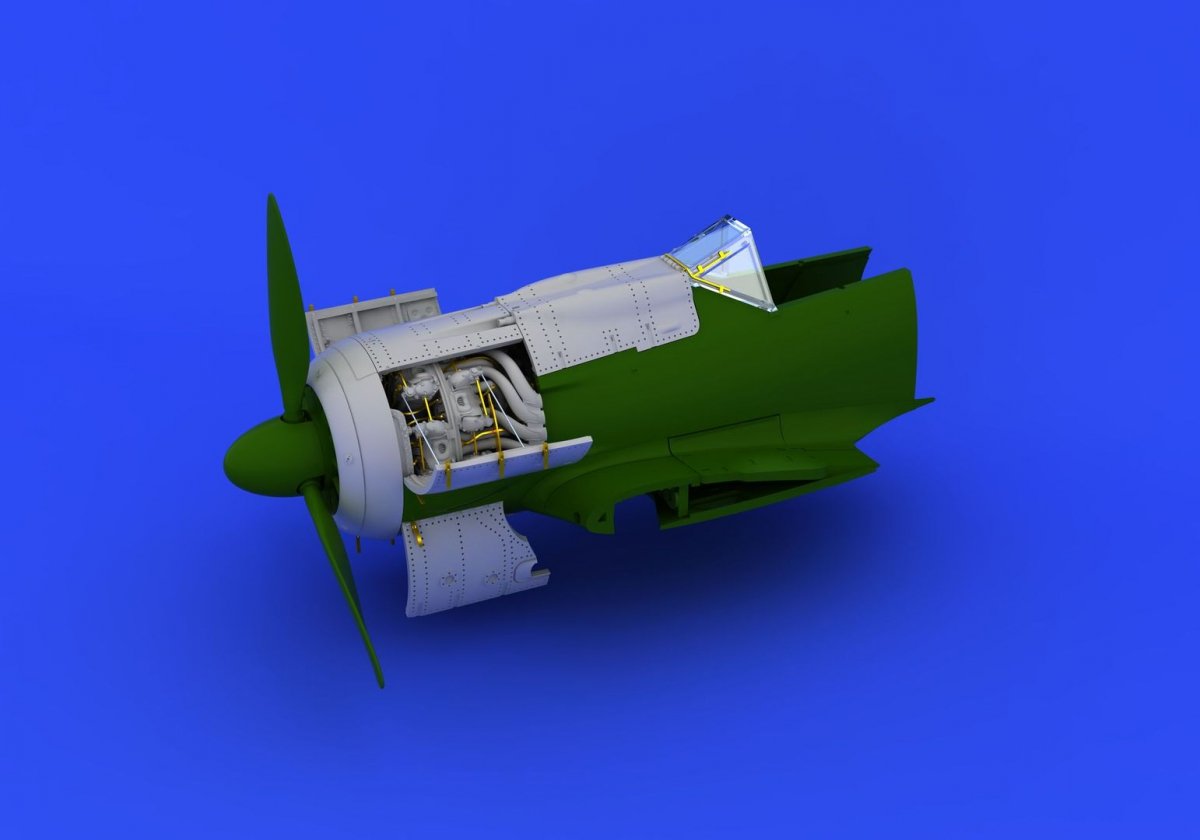 Eduard 672082 Fw 190A-8 engine 1/72 (EDUARD) – obrázek 5