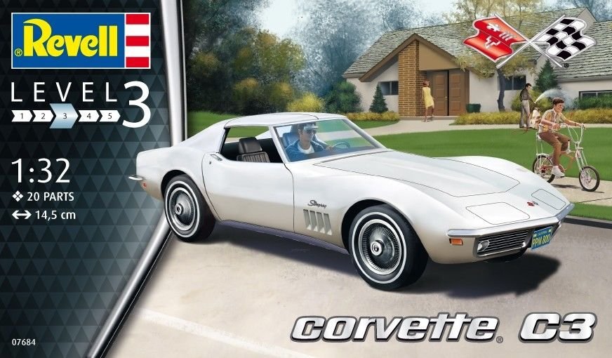 Revell 07684 Corvette C3 1/32
