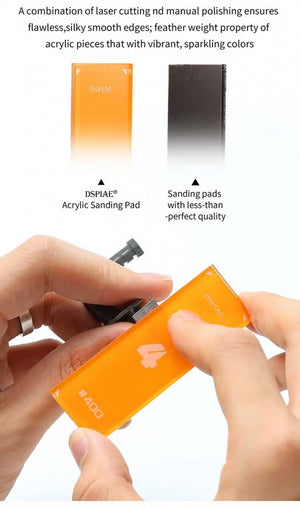 DSPIAE PT-SP04 Acrylic Sanding #400 Pad Set 3 pcs – image 5