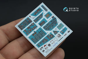 Quinta Studio QD48570 Mi-24A 3D-Printed &amp;amp; colored Interior on decal paper (Trumpeter) 1/48 – obrázek 5