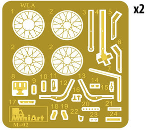 MiniArt 35422 US SOLDIERS WITH WLA MOTORCYCLES 1/35 – Bild 3