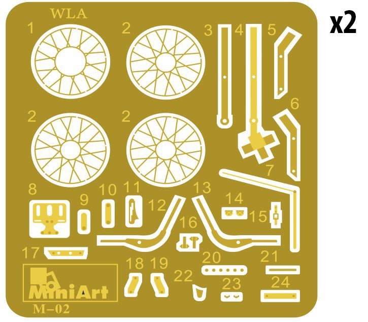 MiniArt 35422 US SOLDIERS WITH WLA MOTORCYCLES 1/35 – Bild 3