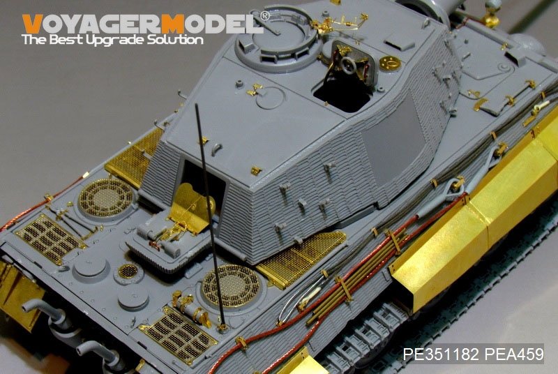 Maquette Voyager PE351182 Char King Tiger allemand de la Seconde Guerre mondiale (tourelle Hensehel) (pour kit DRAGON/ZVEZDA) 1/35 – image 6