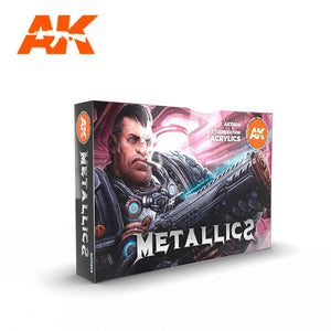 AK Interactive AK11608 METALLICS SET 6x17 ml – image 2